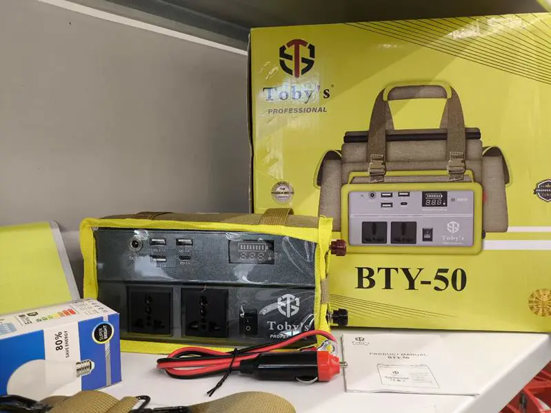 پاوراستیشن چندکاره توبیز مدل BTY-50 با اینورتر 500W و چراغ کمپینگ - 2
